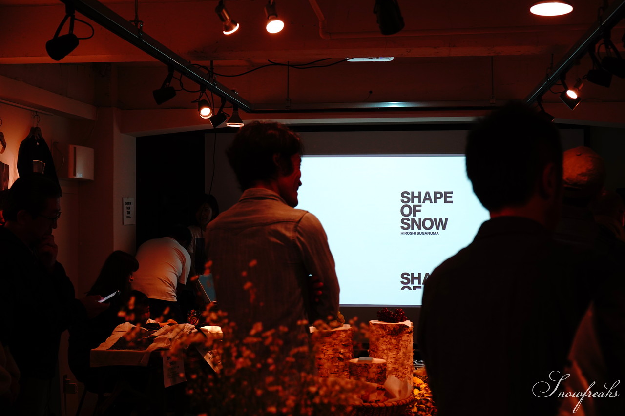 プロカメラマン菅沼浩さん初の写真集『SHAPE OF SNOW』出版記念パーティin PeakPerformance Sapporo!!